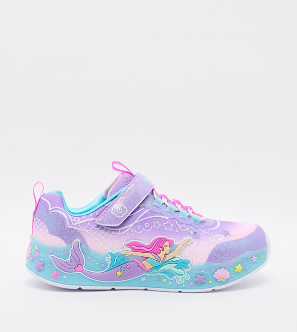 MERMAID DREAMS Velcro Closure Sneakers