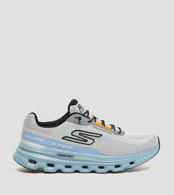 GO RUN GLIDE-STEP ARCH FIT Textured Lace-Up Shoes