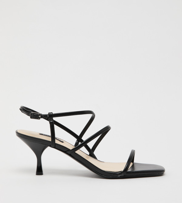 HINDY Strappy Slingback Heeled Sandals