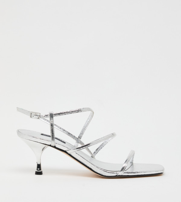 HINDY Strappy Slingback Heeled Sandals