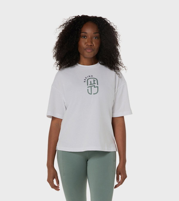 NAGINO Printed Relaxed Fit T-Shirt
