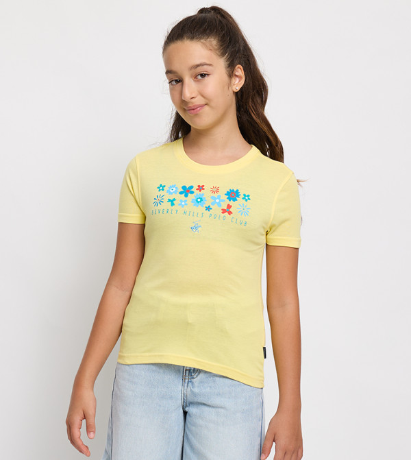 Printed Crew Neck T-Shirt
