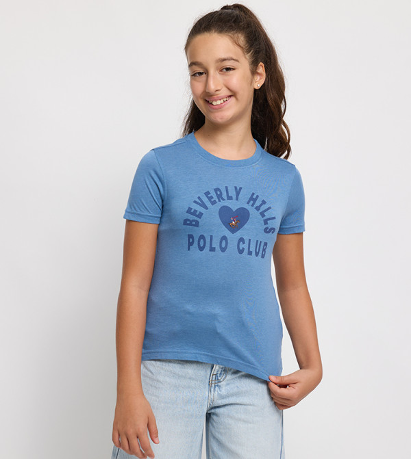 Logo Printed Crew Neck T-Shirt