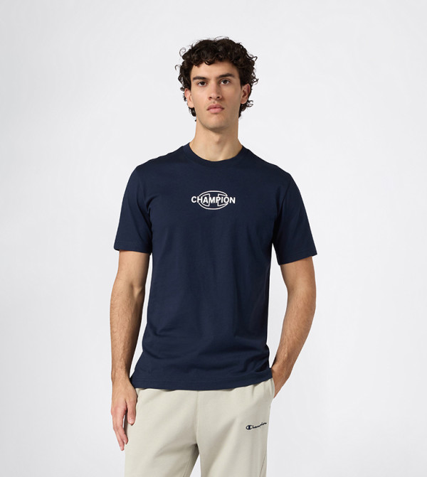 Logo Printed Crew Neck T-Shirt