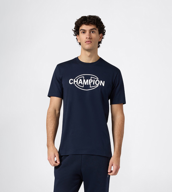 Logo Printed Crew Neck T-Shirt