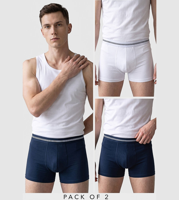 2 Pack Solid Trunks