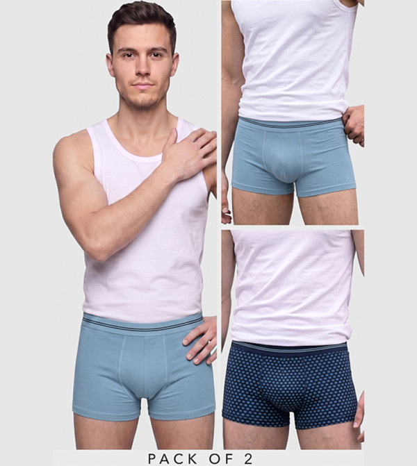2 Pack Solid Trunks