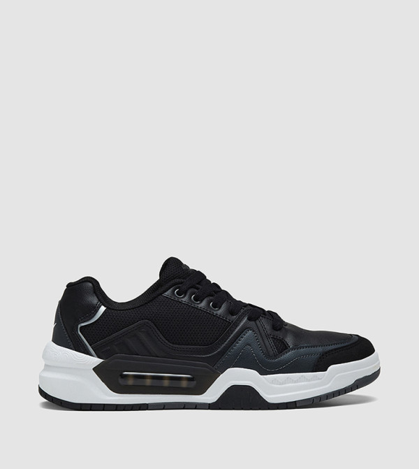 Logo Detail Lace-Up Sneakers