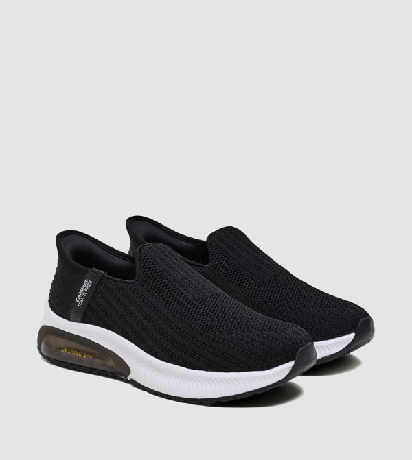 Logo Detail Platform Slip-On Shoes