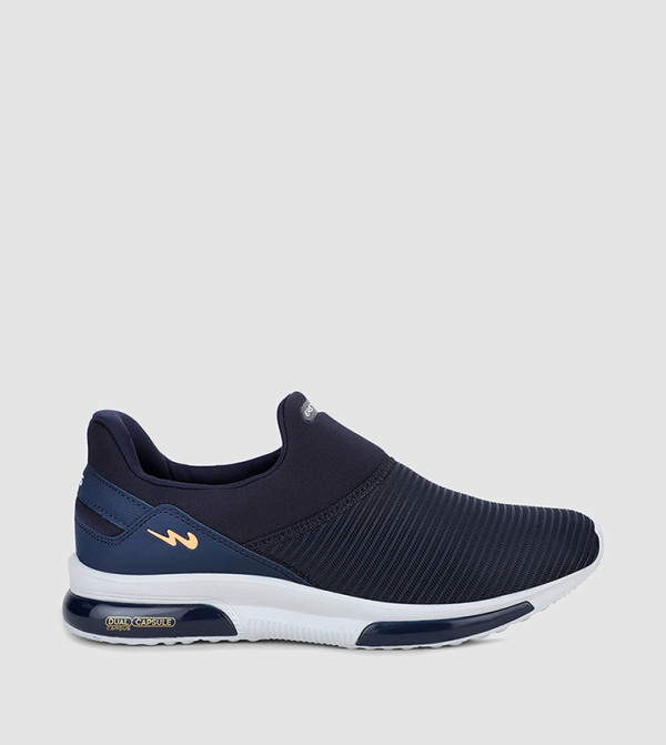 Logo Detail Knitted Slip-On Shoes