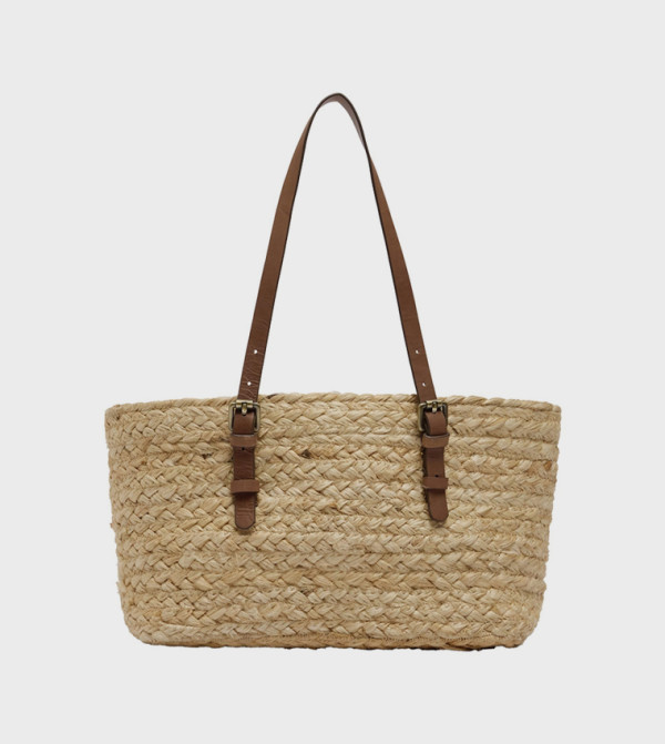 Jute Drawstring Shopper Bag, M