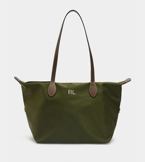 Solid Nylon Tote Bag, Large