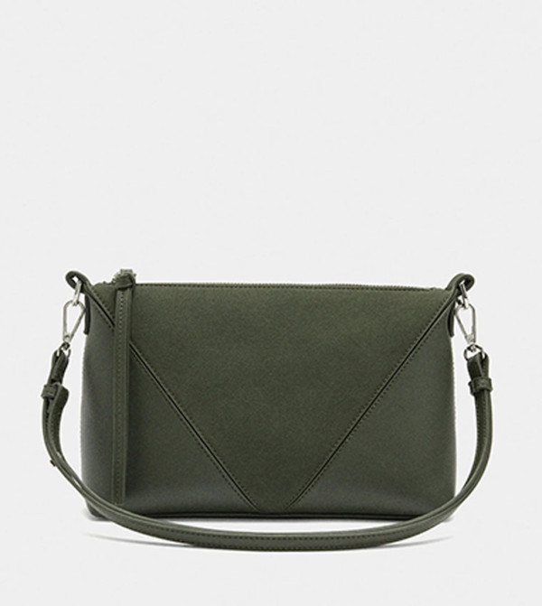 Contrast Detail Crossbody Bag