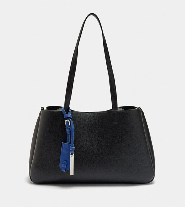 Charm Detail Shoulder Bag