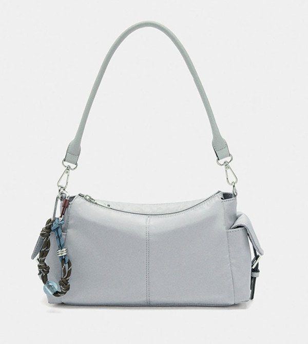 Charms Nylon Shoulder Bag