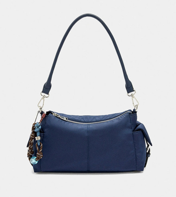 Charms Nylon Shoulder Bag