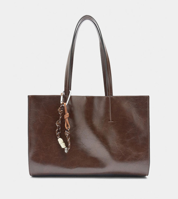 Charm Detail Tote Bag