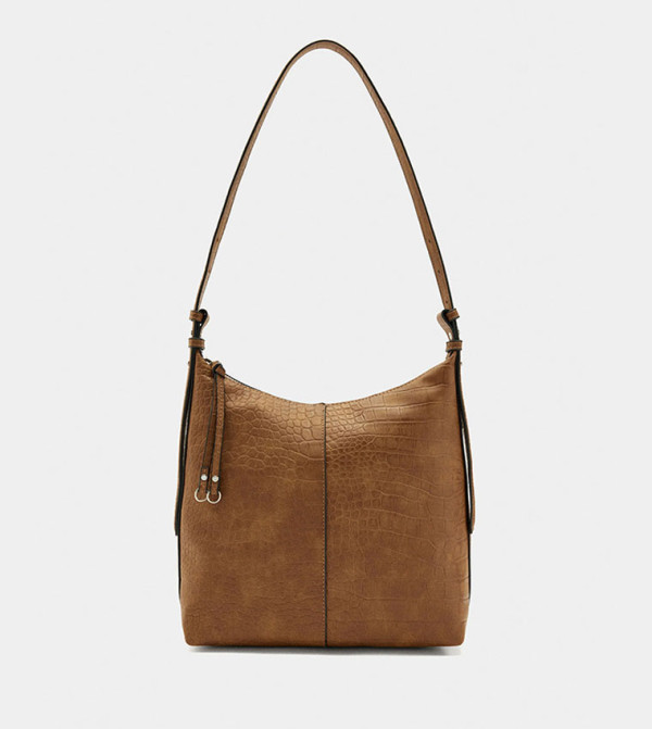 Textured Shoulder Bag