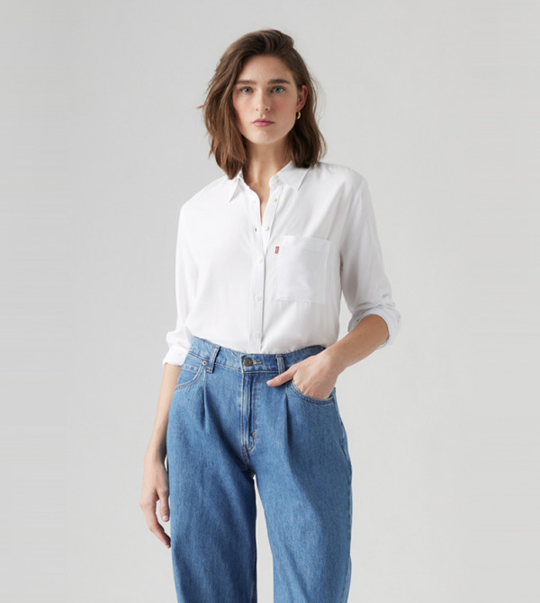 Darlene Solid Utility Shirt