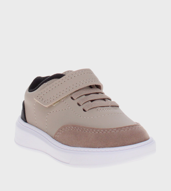 Round Toe Velcro Closure Sneakers