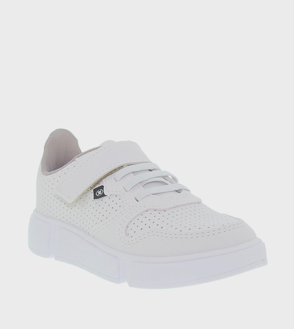 سنيكرز بمقدمة مستديرة وحزام فليكرو 