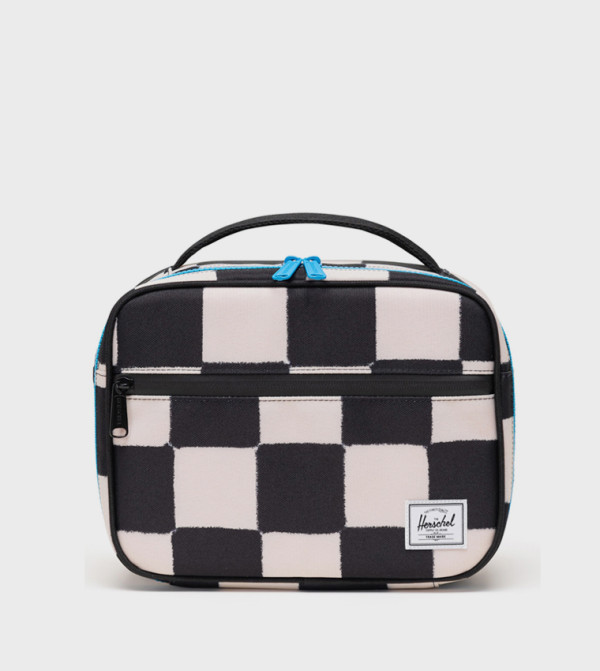 Pop Quiz Chessboard Patterned Lunch Box Bag