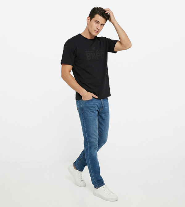 Logo Detail Crew Neck T-Shirt