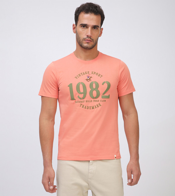 Embroidered Short Sleeves T-Shirt