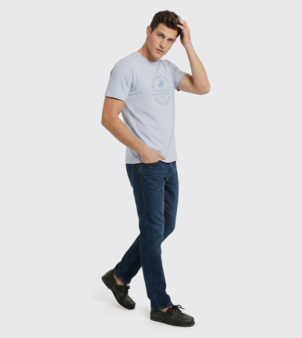 Logo Detail Crew Neck Short Sleeves T-Shirt