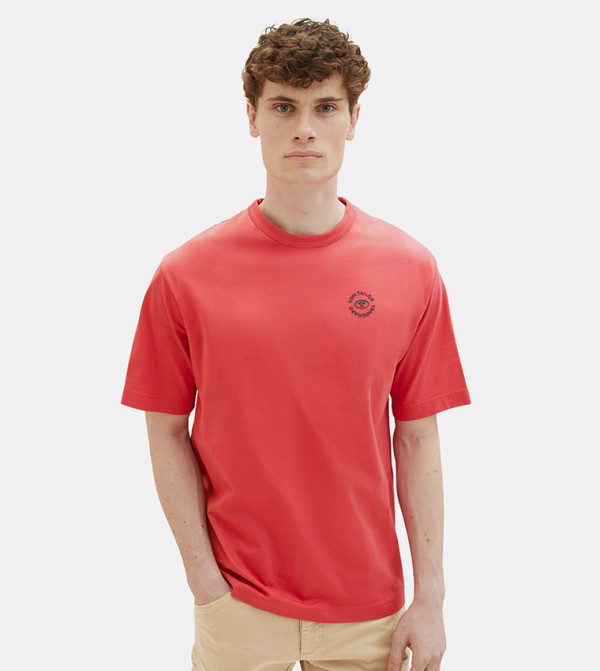 Print Detail Short Sleeves T-Shirt