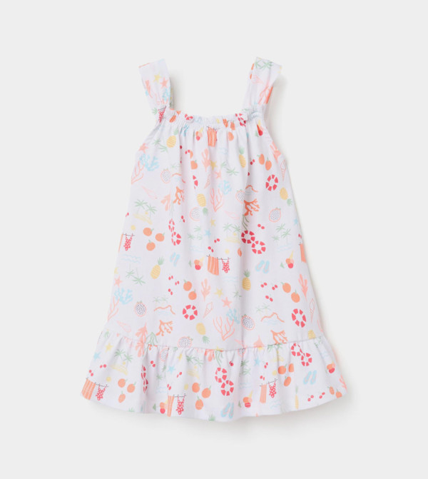 Printed Sleeveless Dress