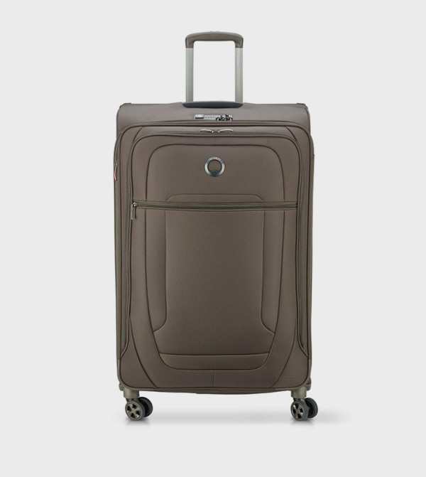 HELIUM Dlx 2.0 Softcase Expandable 4 Double Wheel Check-In Luggage Trolley Bag, 83cm