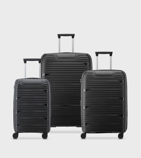 DUNE 3-Piece Hard Shell Spinner Trolley Bag Set - 55/70/82cm