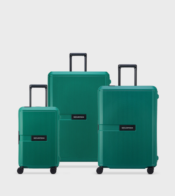 STONE 3-Piece Hard Shell Spinner Trolley Bag Set - 55/70/82cm