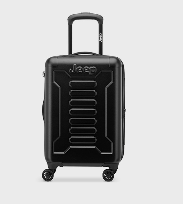 JH004C Hardcase 4 Doublewheel Expandable Cabin Luggage Trolley Bag, 55cm