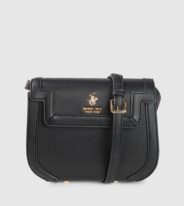 Logo Detail Flap Crossbody Bag