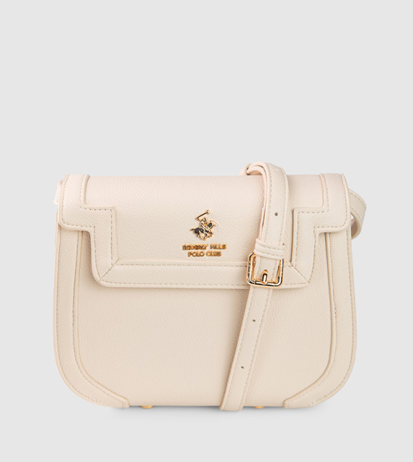 Logo Detail Flap Crossbody Bag