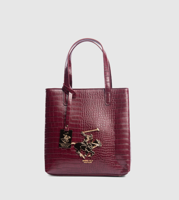 Croc Textured Mini Tote Bag