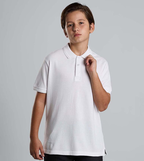2 Pack Solid Polo T-Shirts with Short Sleeves