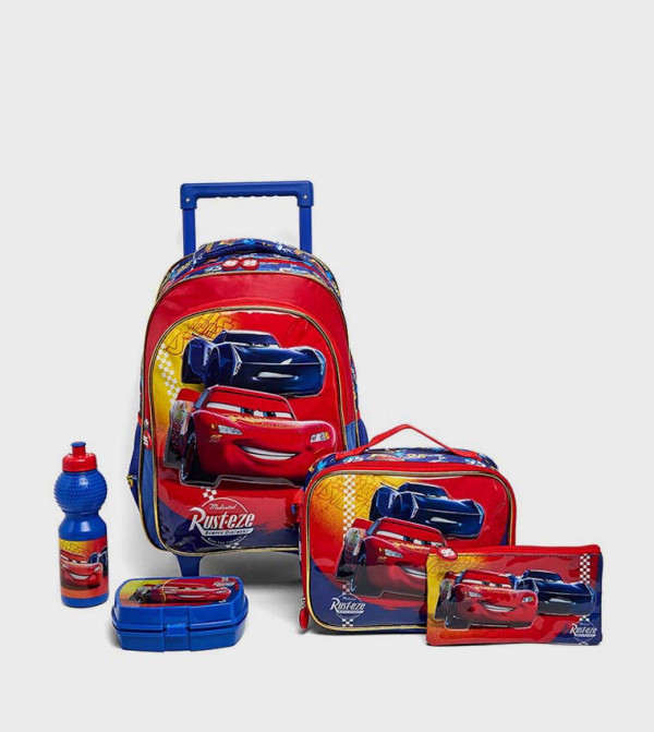 Cars 16" Trolley Backpack Set