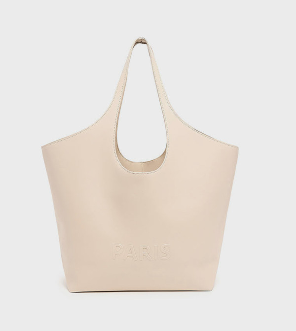 حقيبة كتف منقوشة