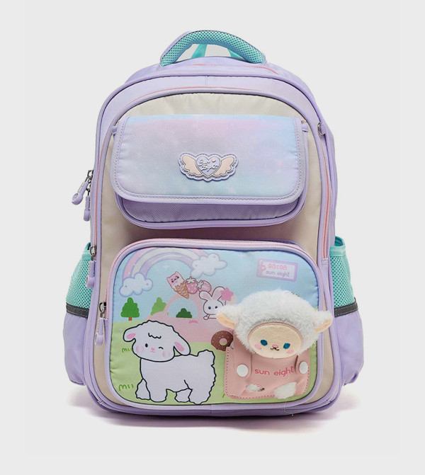 Appliqued Zip Around Backpack