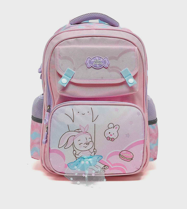 Appliqued Zip Around Backpack