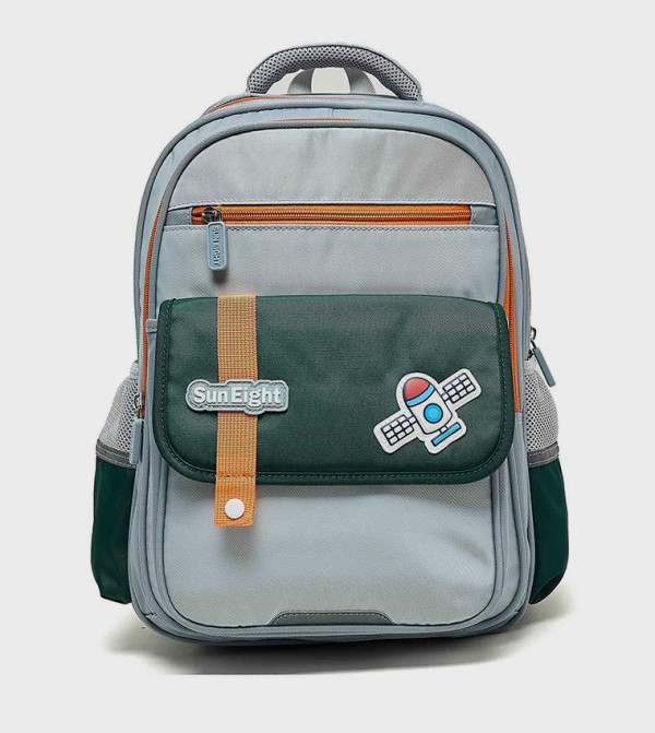 Color Block Zip Around Backpack