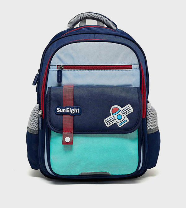Color Block Zip Around Backpack