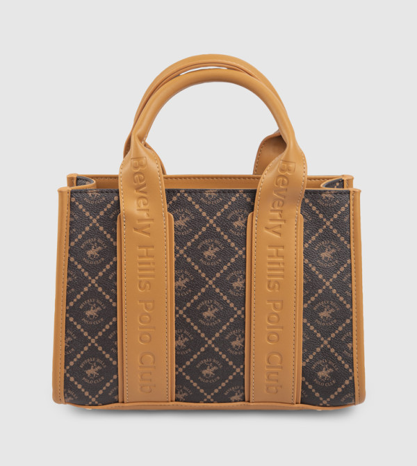 Logo Patterned Tote Bag