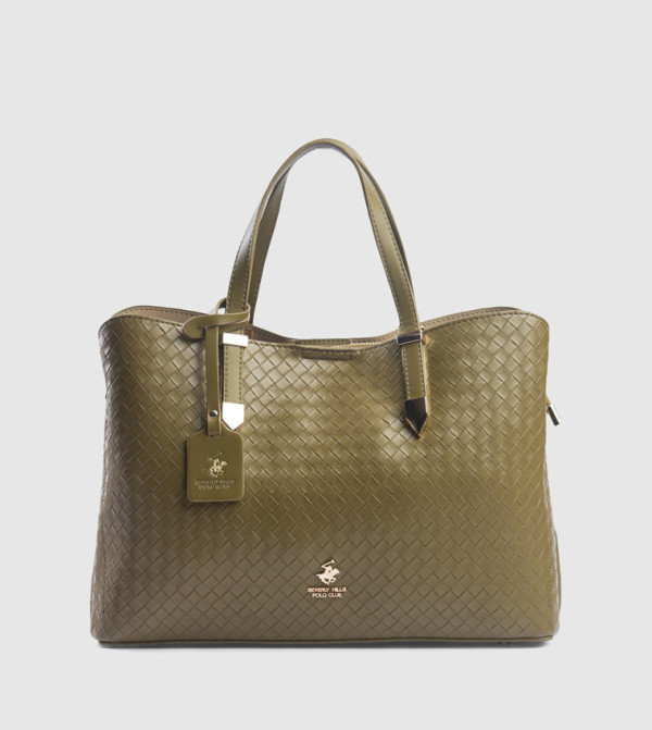 حقيبة توت مضفرة