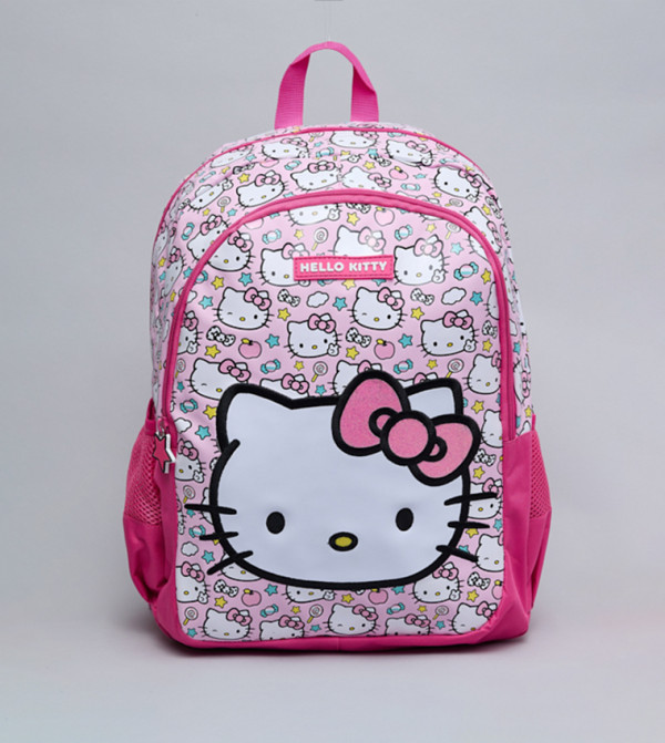 Hello Kitty Print Backpack - 16"