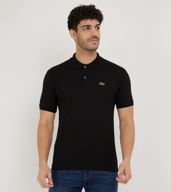 Logo Detail Short Sleeves Polo T-Shirt