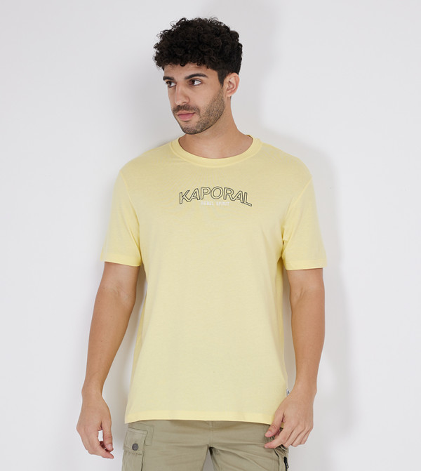 Logo Printed Crew Neck T-Shirt